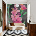 Midnight Blooms II Mural Wallpaper - room preview 03