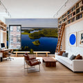 Blue Lakes Wilderness Mural Wallpaper - room preview 03