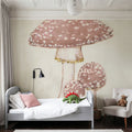 Woodland Mushroom II Honeybloom Mural Wallpaper - room preview 03