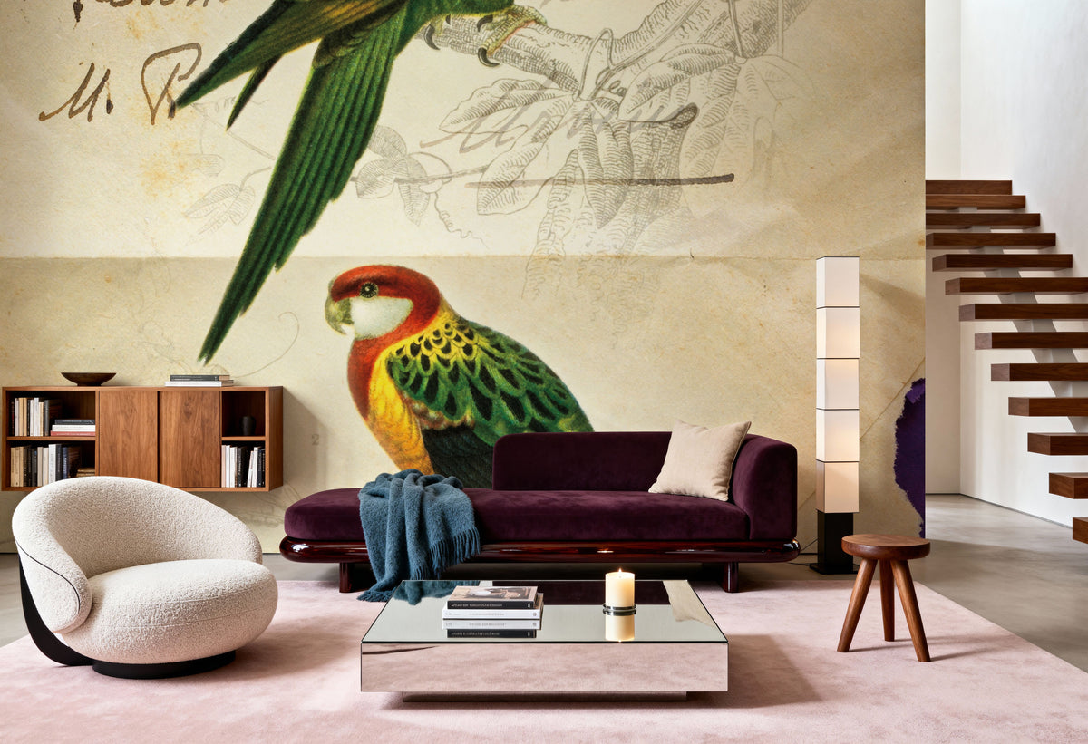 Pretty Bird III Mural Wallpaper - room preview 03