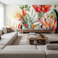 Fantasy Blooms Mural Wallpaper - room preview 03