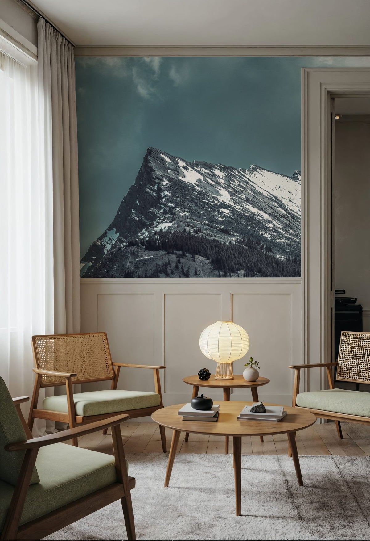 Jasper Mountain Series II Mural Wallpaper - room preview 03