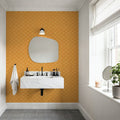 Coastal Scales Yellow Mural Wallpaper - room preview 03