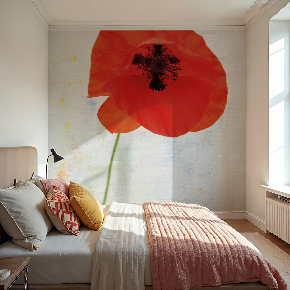 Wonderful Wildflowers VII Mural Wallpaper - room preview 03