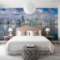 Miami Skyline Mural Wallpaper - room preview 03