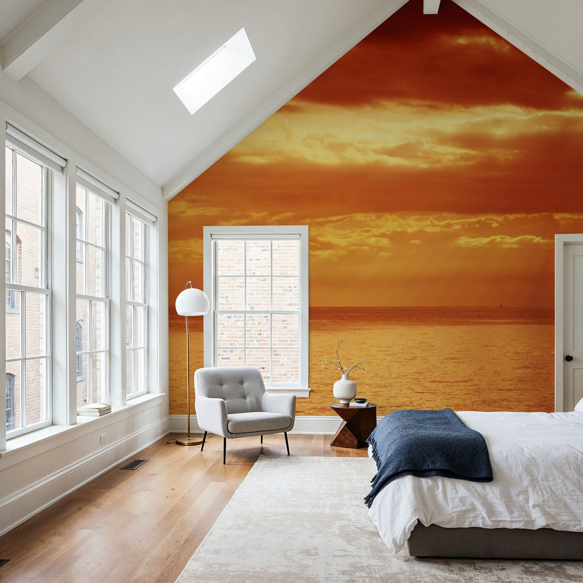Molten Horizon Mural Wallpaper - room preview 03