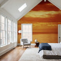 Molten Horizon Mural Wallpaper - room preview 03