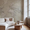 World Map Cities - Gentry Mural Wallpaper - room preview 03