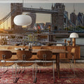 Tower Bridge At Sunset Mural Wallpaper - room preview 03