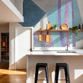 Paper Cut Lines Mural Wallpaper - room preview 03