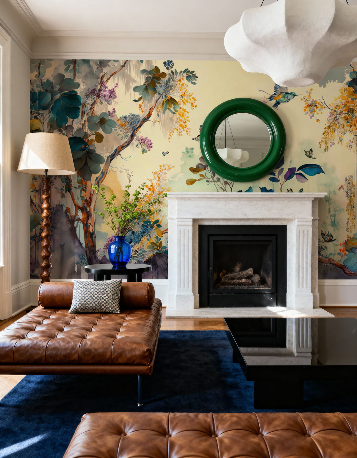 Tropical Birds Mural Wallpaper - room preview 03
