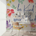 Fresh Floral V Mural Wallpaper - room preview 03
