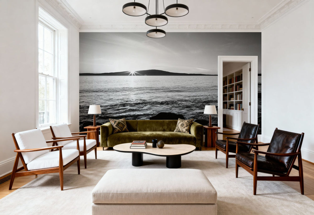 Frenchman Bay Mural Wallpaper - room preview 03