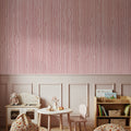 Veneer Lines, Pink Mural Wallpaper - room preview 03