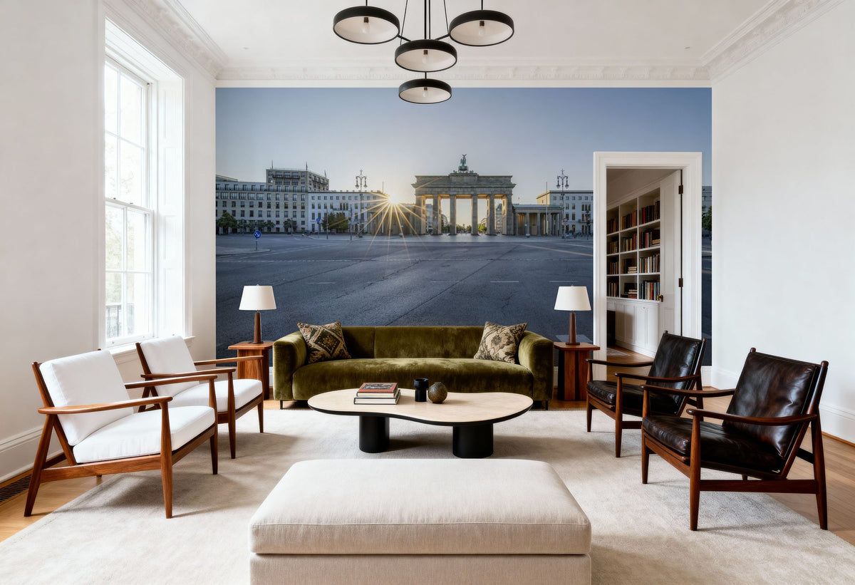 Brandenburger Tor Sunrise Mural Wallpaper - room preview 03