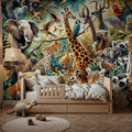 Jungle Symphony Mural Wallpaper - room preview 03