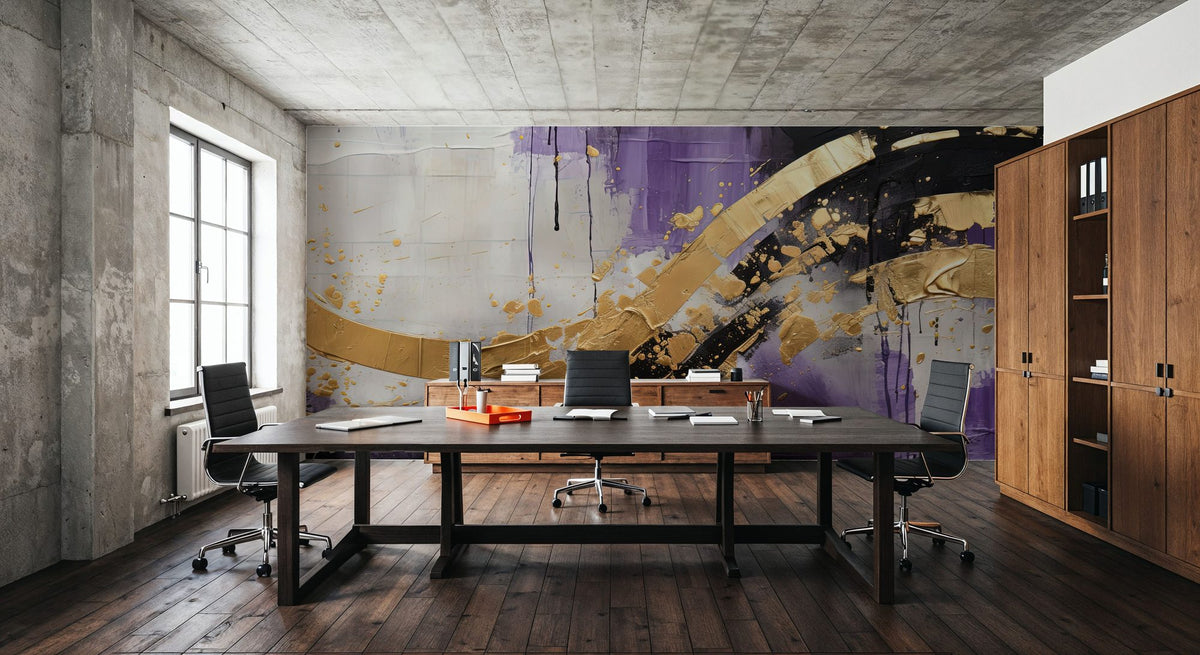 Space Rainbow Mural Wallpaper - room preview 03