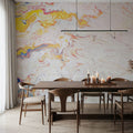 Sunset Marble Mural Wallpaper - room preview 03
