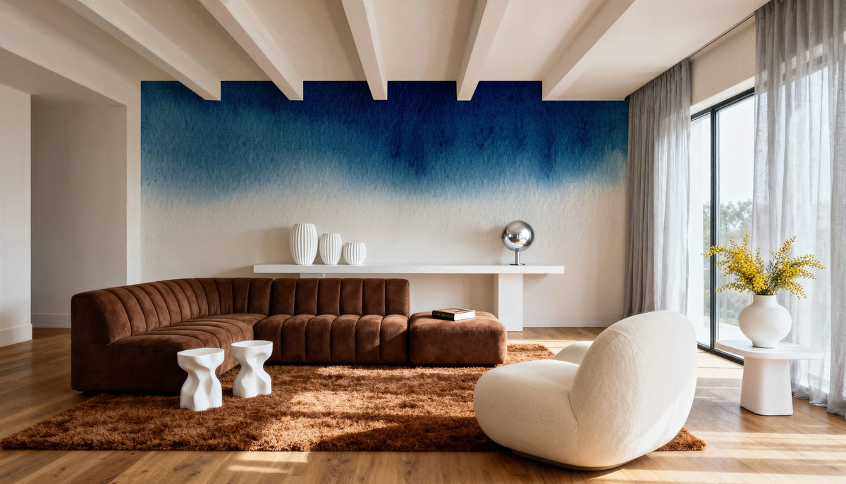 Gradient Sky Mural Wallpaper - room preview 03