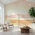 Pink Horizon I Mural Wallpaper - room preview 03