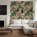 Wildcat Leaves Mural Wallpaper - room preview 03