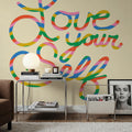 Love Your Self Mural Wallpaper - room preview 03