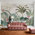 Exotic Wildlife V-I Mural Wallpaper - room preview 03