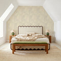 Cream Peony Mural Wallpaper - room preview 03