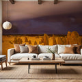 Storm Clouds and Rocks Mural Wallpaper - room preview 03
