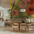 September Blooms Mural Wallpaper - room preview 03