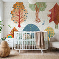 Harvest Whimsy II Mural Wallpaper - room preview 03