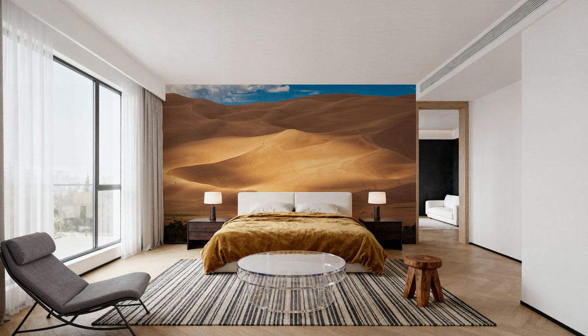 Sunlit Dune Mural Wallpaper - room preview 03