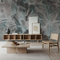 Seeing Through Leaves Green Mural Wallpaper - room preview 03
