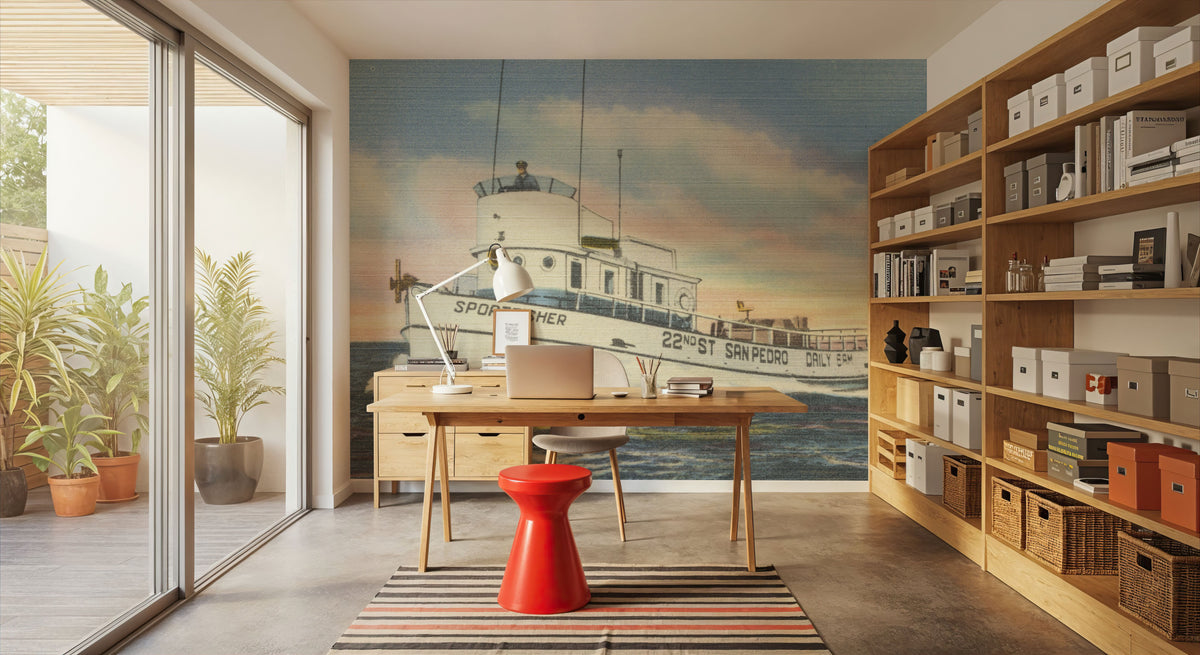 Greetings From Sportfisher Mural Wallpaper - room preview 03