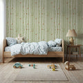 Forest View, Pistachio Mural Wallpaper - room preview 03