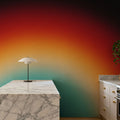 Retro Sunrise Mural Wallpaper - room preview 03