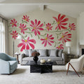 Pretty Blooms I Mural Wallpaper - Light Tone - room preview 03