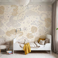 Moonlit Sky, Cream Mural Wallpaper - room preview 03