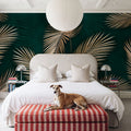 Monumental Leaf Mural Wallpaper - room preview 03