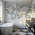 World Map Cities - Louiss Mural Wallpaper - room preview 03