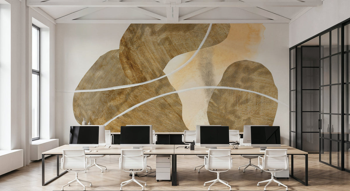 Metallic Textures III Mural Wallpaper - room preview 03