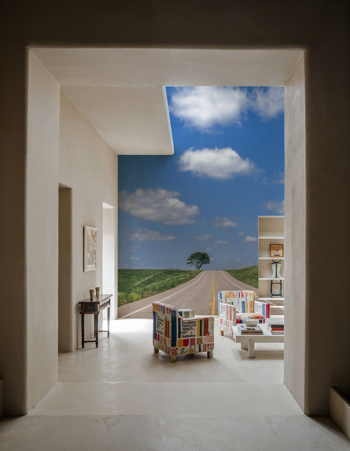 Open Road Serenity Mural Wallpaper - room preview 03