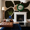 Mod Floral I Mural Wallpaper - room preview 03