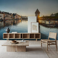 Lucerne Sunrise Mural Wallpaper - room preview 03