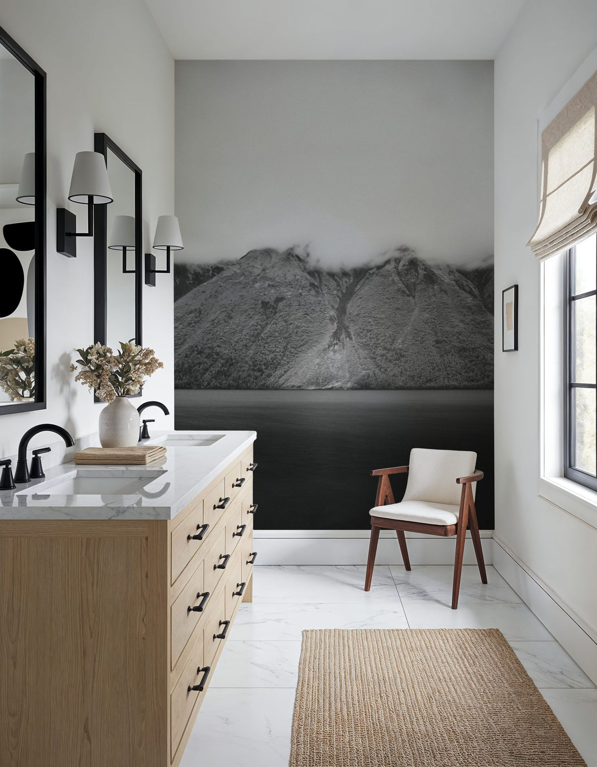 Kenai Lake Mural Wallpaper - room preview 03