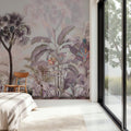 Tropical Forest Strolls Light Mural Wallpaper - room preview 03