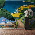 Coastal Fields Mural Wallpaper - room preview 03