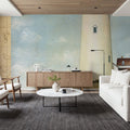 Atlantic Island Map Mural Wallpaper - room preview 03