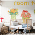 Flea Market Flowers VI Mural Wallpaper - room preview 03