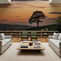 Sunset Sentinel Mural Wallpaper - room preview 03